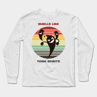 Sunset Ghosts / Smells Like Team Spirits Long Sleeve T-Shirt